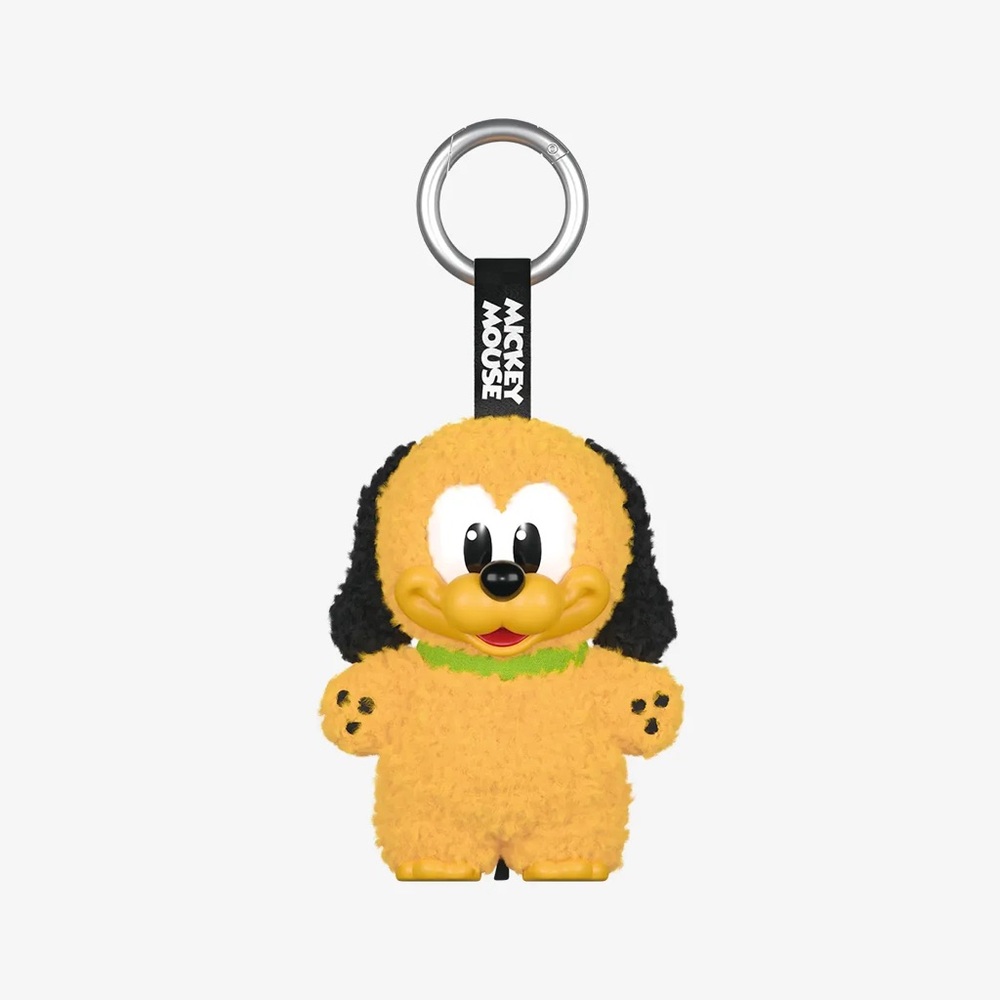 Pop Mart Disney Mickey Family Cute Together Pluto Plush Pendant Keychain